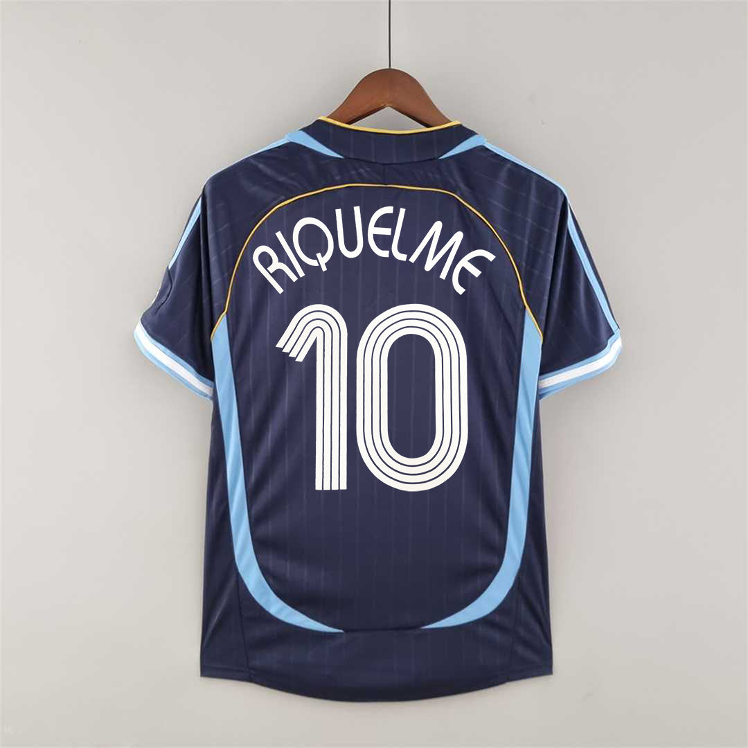 ARGENTINE Maillot 2006 2007 Riquelme N°10 Home Replica AFA World Cup  Argentina Foot Homme - Gabba Vintage