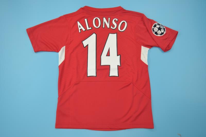 ADIDAS LIVERPOOL ALONSO #14 Home Football Shirt Soccer Jersey Size